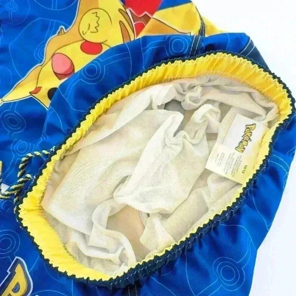 Nintendo Pokemon  Vibrant Colored Swim Trunks with Back Pocket Boys 10/12 - Picture 8 of 9